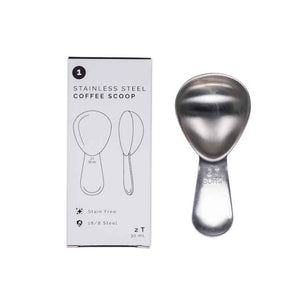 Stainless steel coffee scoop