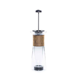 Flask french press coffee maker
