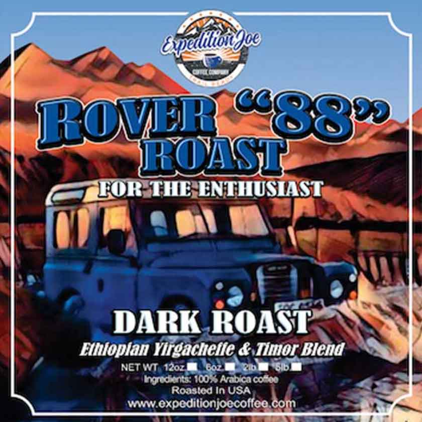 Rover "88" Dark Roast Coffee from Expedition Joe Coffee