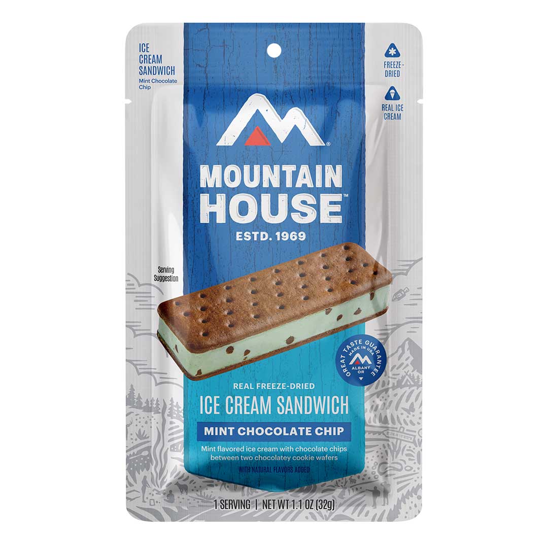 Mountain House Mint Chocolate Chip Ice Cream Sandwich