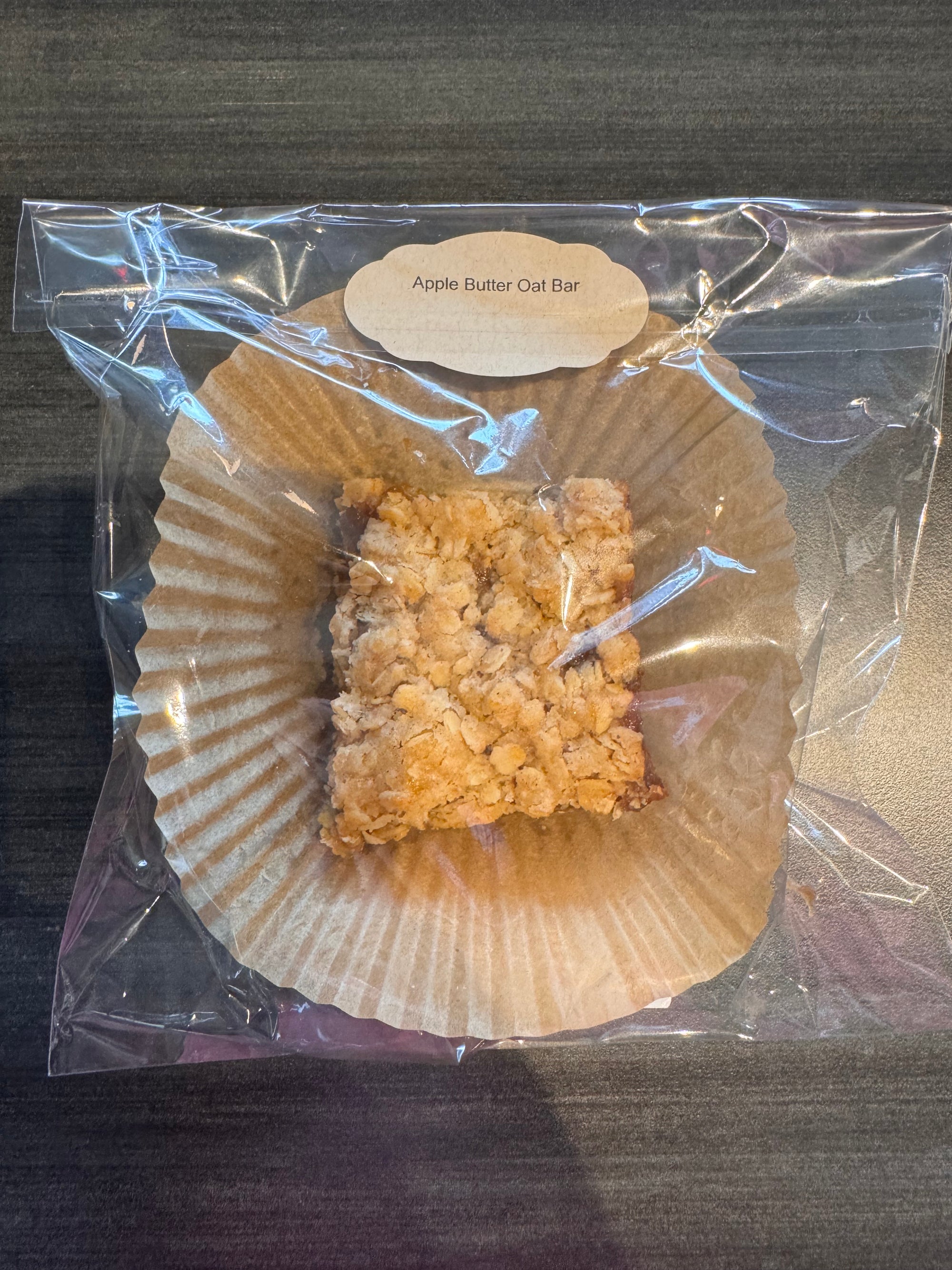 Apple Butter Oat Bar