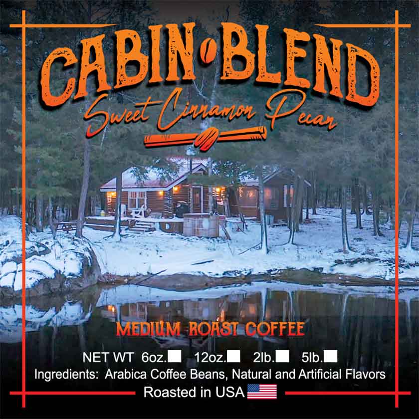 Cabin Blend Sweet Cinnamon Pecan Coffee from Epic Family Roadtrip is a medium roast coffee.